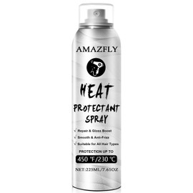 Hair Heat Protectant Spray - Leave In Hair Treatment Protects from Heat Styling, Curling,Straightening and Frizz-Causing Humidity - Reduces Blow Dry Time - Vegan and Cruelty Free