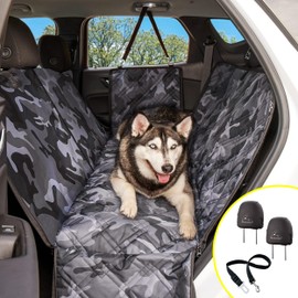 Meadowlark X-Large Heavy Duty Dog Seat Cover - Extra Padded Non-Slip Dog Hammock, Water-Resistant Back Seat Protector for Cars, Trucks and SUVs (64' W x 60" L)