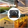 4PCS LED Light Strip Dimmer, DC12-24V Frequency Adjustable,30A PWM Dimming