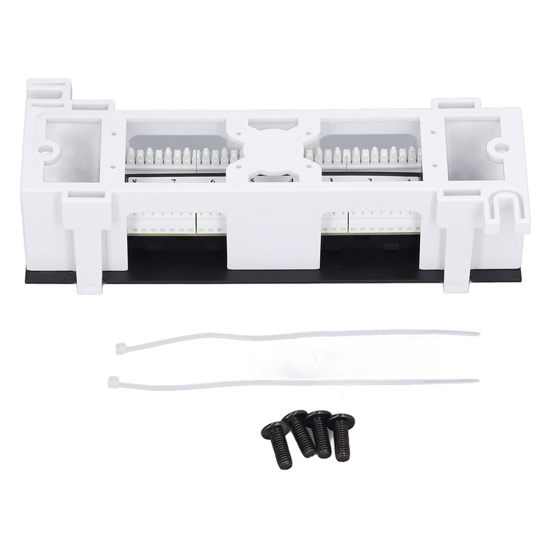 Patch Panel 8 Ports CAT6 Network Cable Rackmount 568A/B RJ45