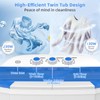 VCJ Portable Washing Machine, Twin Tub Washing Machine Laundry Compact