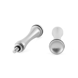 MOTO4U Motorcycle Seat Cushion Quick Removal Tool Free Seat Bolt Long Slutons for Bonneville Scrambler T100 Triumph One Pair Silver