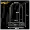 Bycycle Combination U Lock - 5 Digit