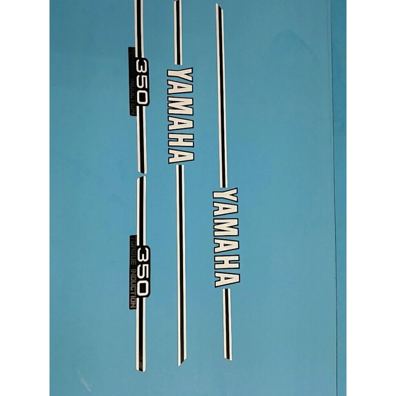 YAMAHA RD350 1974 FUEL TANK AND SIDE COVER DECAL GRAPHIC