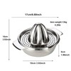 Stainless steel Lemon juicer Citrus Lemon Orange Grapefruit juicer Manual