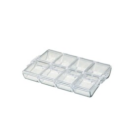 beads case 8 divider clear