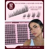 Natural Wispy Lash Clusters 10-16mm Mixed Length