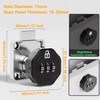 Combination Cam Lock 3-Digit keyless Cabinet Door Locks for Storage