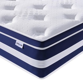 Hycean Full Size Mattress, 10 Inches Hybrid Memory Foam Full Mattress in a Box, Pressure Relief, Medium Firm, CertiPUR-US