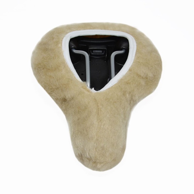 Reissner Lammfelle FSB-C-I gobi Bicycle Saddle Cover Lambskin with Faux