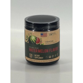 Nova Nature Creatine Monohydrate Natural Sour Watermelon Flavor | 120 Gummies