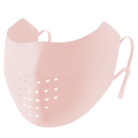 LaNikar LaNikar UV Face Mask Sun Protective UPF 50+ Ice Silk Washable Reusable Face Cover Elastic Breathable Golf Sports Face Mask for Women (Pink)