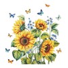 HAOHUODUO Sunflower Wall Decor - Bathroom & Kitchen Wall Decor,