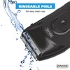 Wahl Compact Rechargeable Lithium Ion Shaver Kit with Hygienic Rinseable