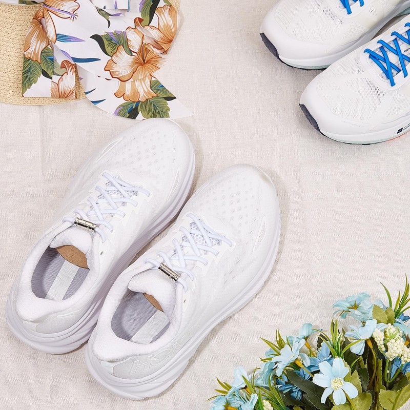 No Tie Shoe Laces System with Elastic Laces, Elastic Shoelaces