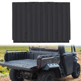 CPOWACE TPE Rear Cargo Bed Mat Bed Liner Compatible with Can Am Defender HD5 / HD8 / HD10 / MAX 2016-2023 Accessories, All Weather Protection Slush Liner