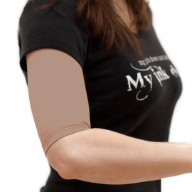 Tatjacket Tattoo Cover Up Sleeve 2-Pack, Medium Brown, Arm/Calf, UPF 50, Unisex