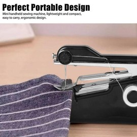 Portable Mending Machine, Handheld Sewing Machine, Mini Handheld Sewing Machine, perfect for Beginners Sewing DIY Curtain Fabric Cloth Jeans Pet Clothes