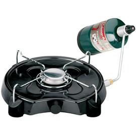 Coleman PowerPack 7,500 BTU Propane Camping Stove, Portable Adjustable Burner with Precise Temperature Control Fits 12-Inch Pan, Great for Camping, Hunting, Backpacking, Tailgating, & More