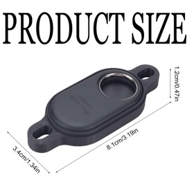 Lexziuo 1PCS Bicycle Tracker Holder for SmartTag2, Anti-Theft Bike Mount with Secure Locking, Universal Front Fork Bracket for GPS Locators