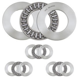 XIKE 4 Set AXK3047+2AS Bearings 30x47x2+2mm, Needle Roller Thrust Bearings Component and Washers Up and Down.