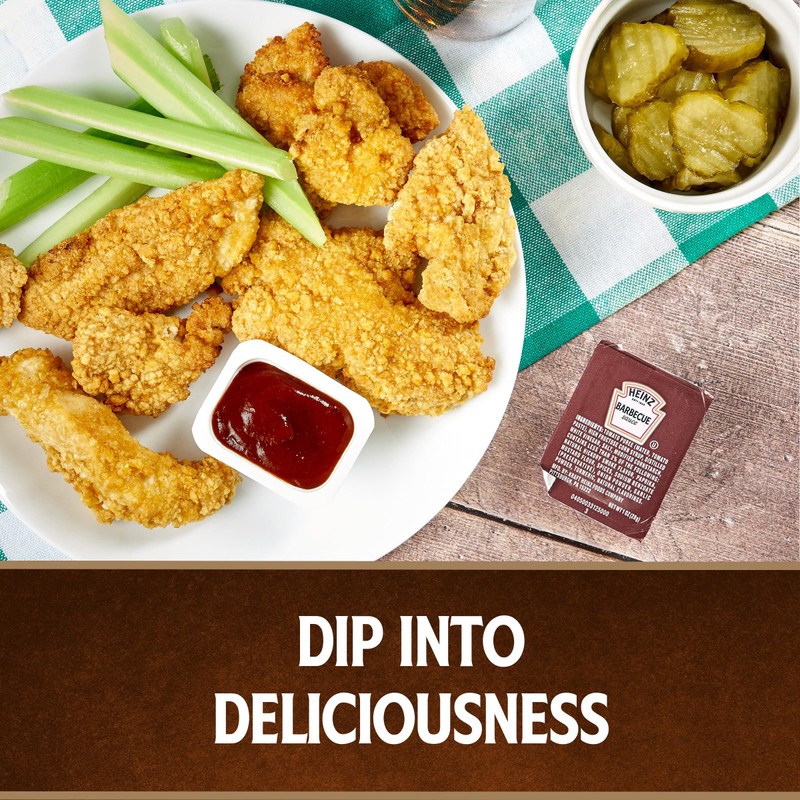 Heinz BBQ Sauce Dip Cup Single Serve Packet (1 oz