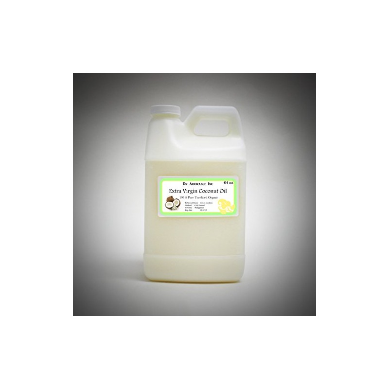 Dr Adorable - 64 oz - Coconut Extra Virgin Oil