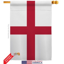 Nationality England Garden House Flags Set Regional Nation International World Country Particular Area Small Decorative Gift Yard Banner Double-Sided Made in USA 28 X 40