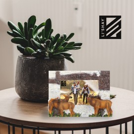 4x6 Rustic Picture Frames for Cabin & Lodge - Moose