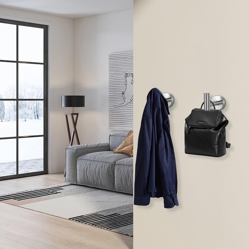 NearMoon Bath Towel Hooks- SUS 304 Stainless Steel Robe Hook