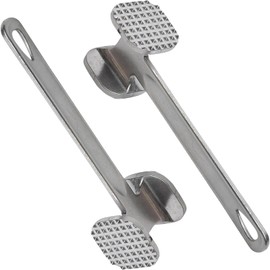 2 PCS Meat Tenderizer, Meat Hammer, Sturdy Meat Hammer, Double Sided Heavy Duty Teeth Mallet, Heavy Duty Meat, Versatile Tender Meat Tenderisers, for Steak, Chicken, Cooking Enthusiasts