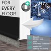 2 Pack Under Door Draft Stoppers with Brush, Door Soundproofing