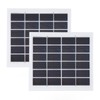 2 Pcs Portable Solar Panel 2W 6V Mini Solar Cells