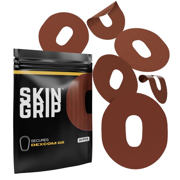 Skin Grip Adhesive Patches for Dexcom G6 CGM – Waterproof