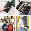 QKIIINQ Cartera de mujer de cuero compacta con bloqueo rfid,