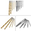 YUMILI 10 Piece Screw Extractor and Left Handed Cobalt Drill