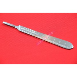 CYNAMED SCALPEL HANDLE #4 WITH SCALE GERMAN HIGH GRADE SURGICAL VETERINARY INSTRUMENTS