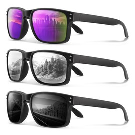 gesruny Polarized Sunglasses for Men and Women - Classic Sport Sun Glasses Shades for Driving Running Cycling Fishing