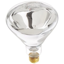 Bulbrite Incandescent BR40 Medium Screw Base (E26) Heat Lamp, 250 Watt, Clear