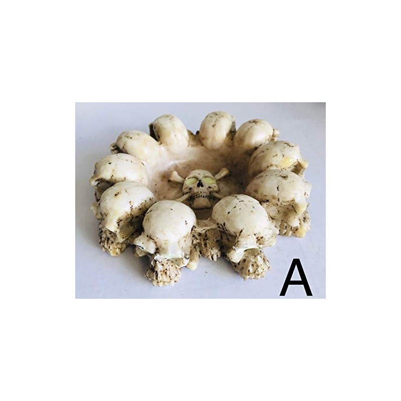 Ashtray Skull Eye Glow In The Dark (one Single pc)