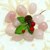 Namzi Brazilian Tumbled Polished Natural Rose Quartz Stones, Crystals and