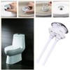 2 Pcs Standard 38 mm Toilet Buttons with Four Rods