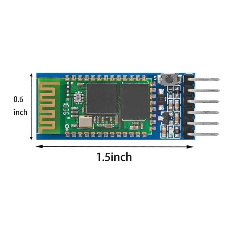 GERUI 2pcs HC-Typ-05 Wireless Bluetooth RF Transceiver Master Slave Integrated