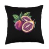 Maracuja 90s Retro Throw Pillow