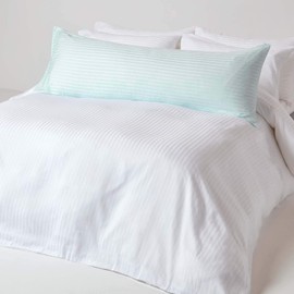 Homescapes Damask Pillowcase, 100% Pure Egyptian Cotton Pillow Case, 330 Thread Count, 50 x 140 cm