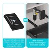 Expandable Pull Out Cabinet Organizer 17" Deep, Adhesive Pull Out