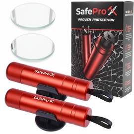 Emergency Hammer for Car, Life-Saving Window Breaker & Belt Cutter, Compact Rescue Tool for Quick Accident Aid & Safety on the Go (Pack of 2)