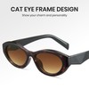 Cyxus 1185 Women's Sunglasses, Cat Eye Frame, Ultra Lightweight, Small