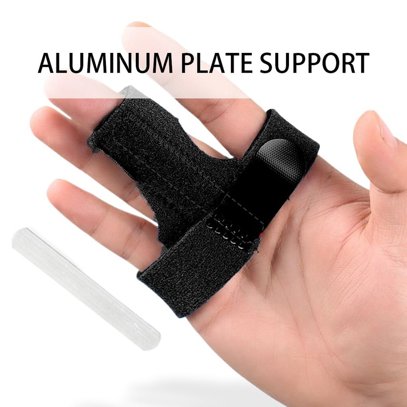 OQKAHIV Finger Splints - 1 Piece Adjustable Finger Support, Finger