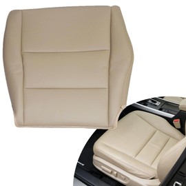 Priprilod Tan Leather Driver Side Bottom Replacement Seat Cover Compatible with Honda Accord 2008 2009 2010 2011 2012